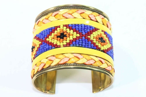 Beaded Cuff Bangles